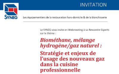 INVITATION Rencontre Experts sur les bio-gaz-Webmeeting Le 28 octobre 2020