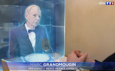 A quoi ressemblera le restaurant de demain ?  Marc Grandmougin, Président de Resto France Experts, donne sa vision au 20H de TF1