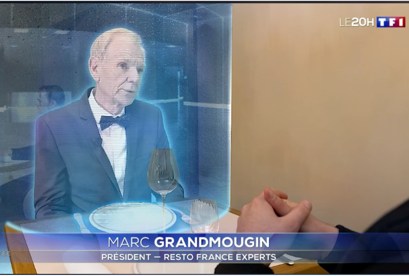 A quoi ressemblera le restaurant de demain ?  Marc Grandmougin, Président de Resto France Experts, donne sa vision au 20H de TF1